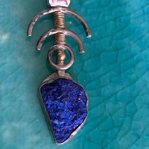 Blue Druezy Necklace/Pendant